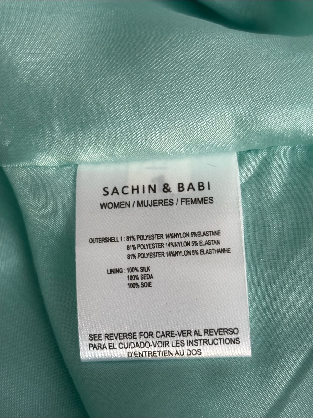 NEW With tags Sachin and Babi SAMIRA Mint Ball Gown SZ 12 Retail $1295 - Picture 13 of 15